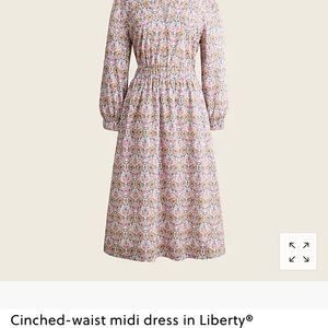 J. Crew x Liberty Honeysuckle Floral Print dress size Large BNWT